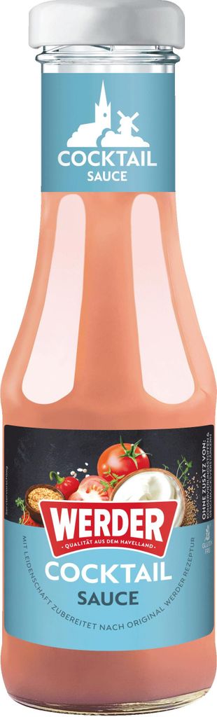 Werder Cocktail Sauce 250 ml glass bottle delicatessen grilling BBQ dip