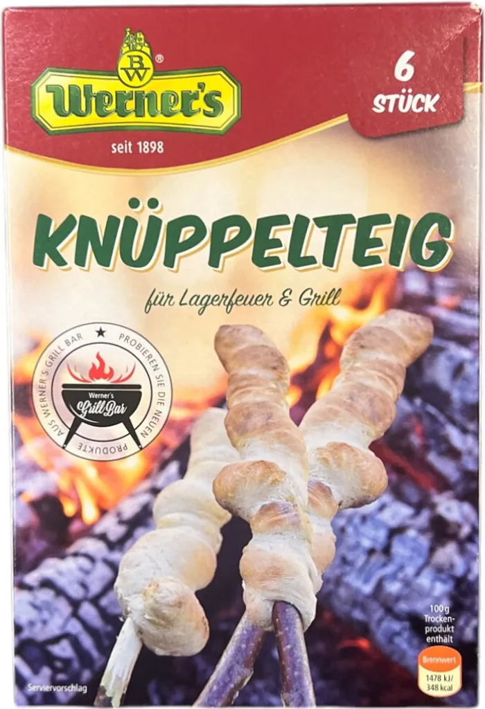 Werner's Knüppelteig Ready Mix 4-6 Pieces Baking Mix Campfire Camping Stick Bread