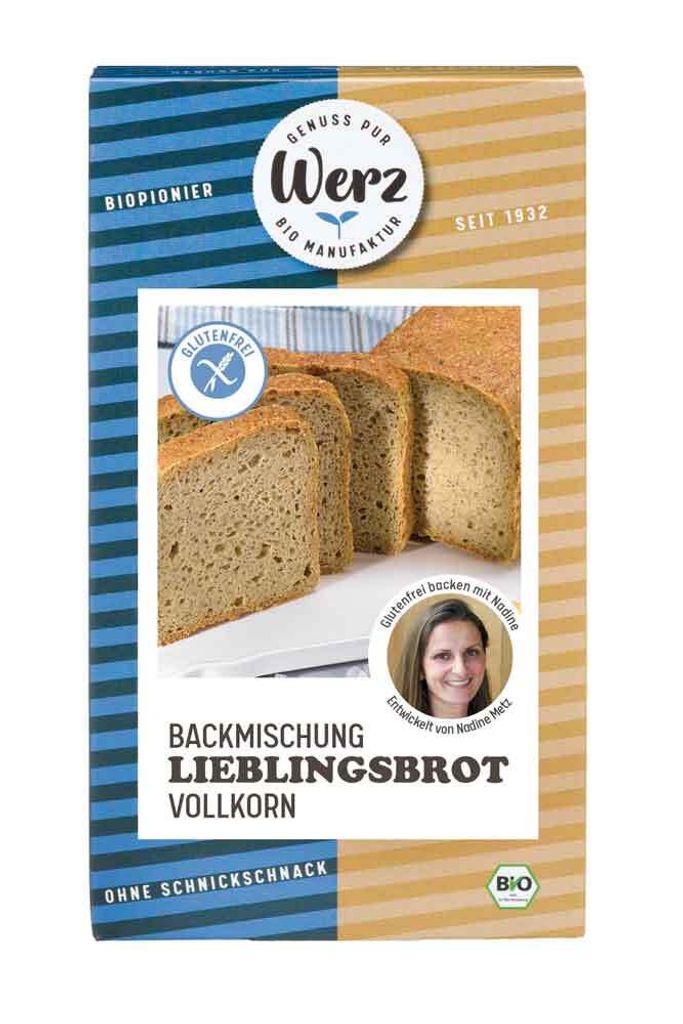 Werz Baking Mix Favorite Bread Whole Grain 500g