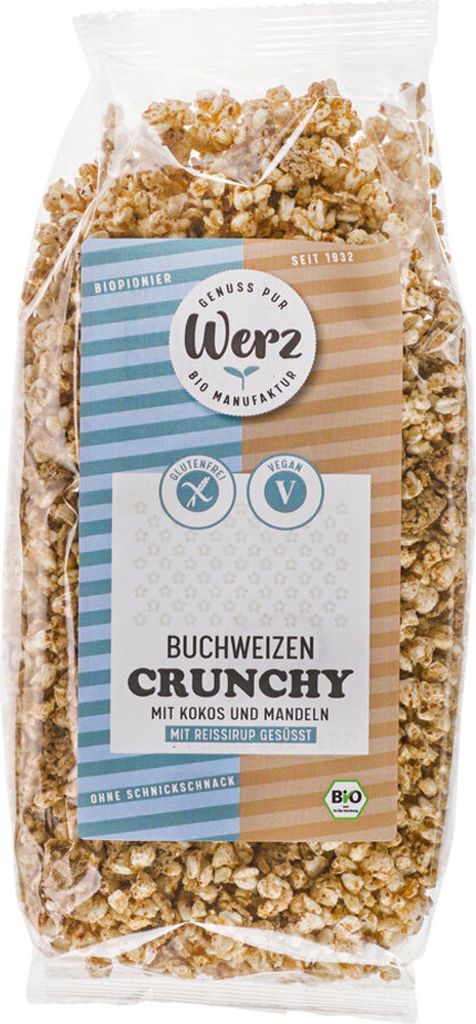 Werz Buchweizen Crunchy Vollkorn Knuspermüsli glutenfrei -- 200g