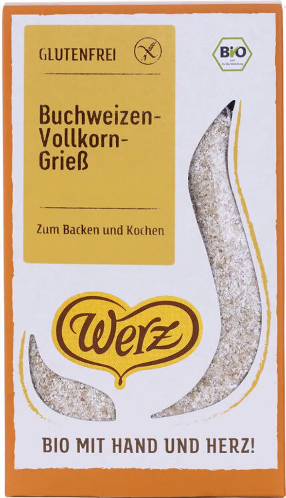 Werz Buchweizen Vollkorn Grieß glutenfrei -- 250g