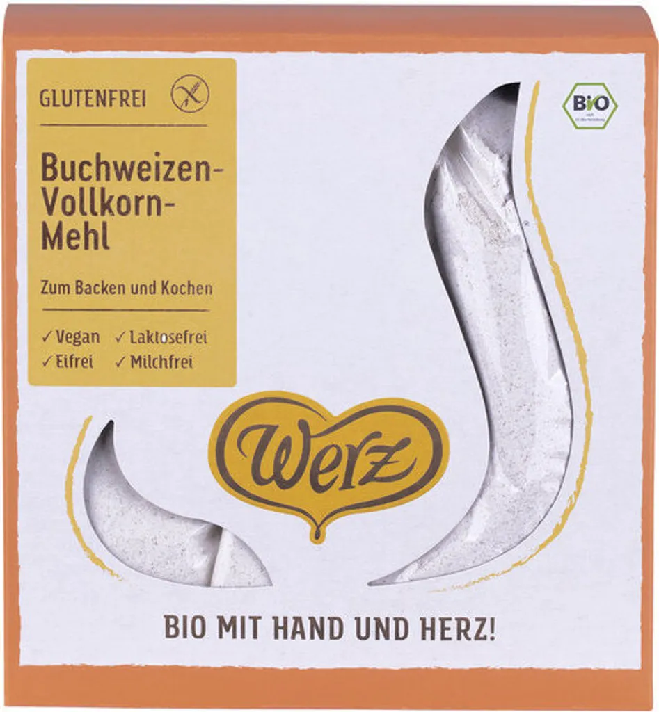 Werz buckwheat wholemeal flour gluten-free -- 1000g