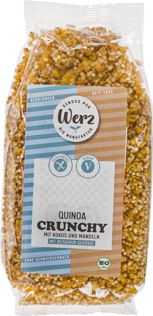 Werz Quinoa Crunchy Vollkorn Knuspermüsli glutenfrei -- 250g