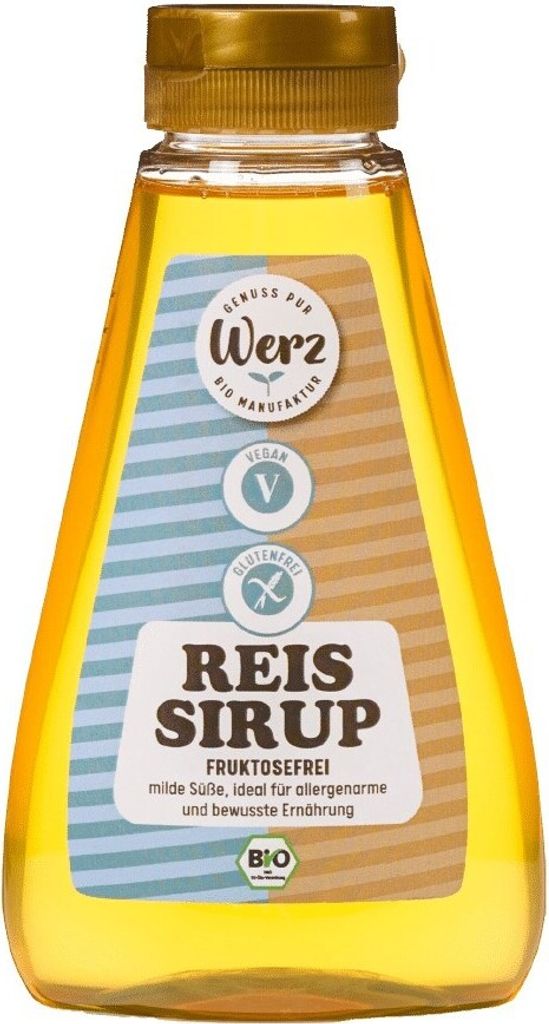 Werz Reissirup fructosefrei glutenfrei -- 460g