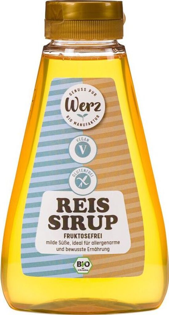 Werz Reissirup fructosefrei glutenfrei -- 460g x 6  - 6er Pack VPE