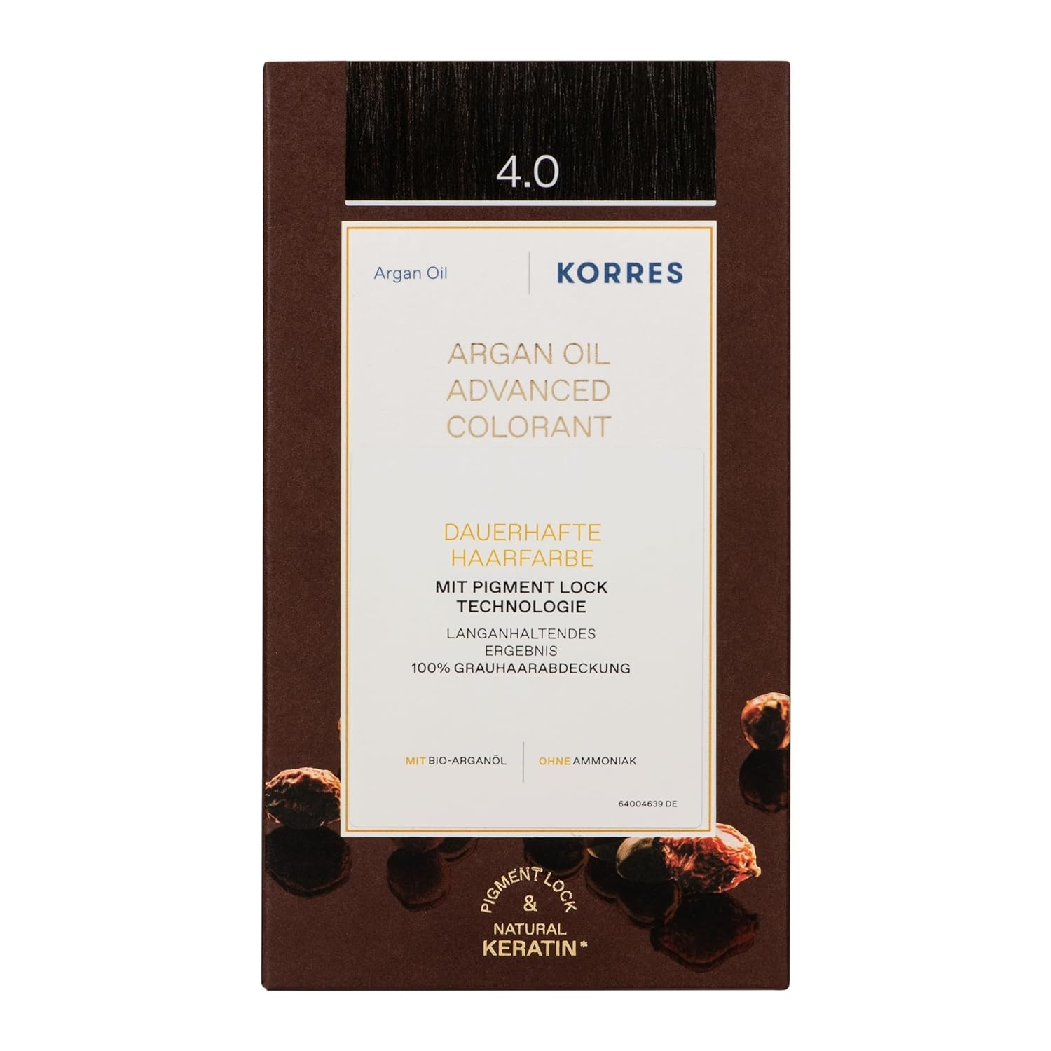 Korres Argan Oil Advanced Colorant 145ml 4.0 Brown