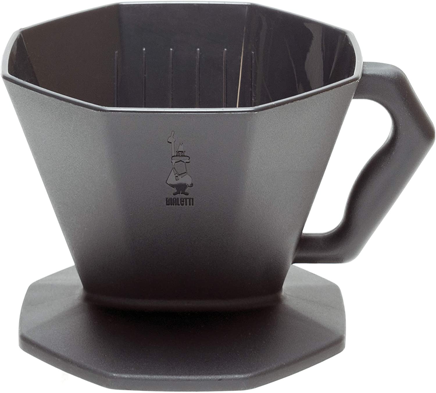 Bialetti Carlo 4913 Coffee Filter for 2 Cups in Plastic, Black, 30 x 20 x 15 cm