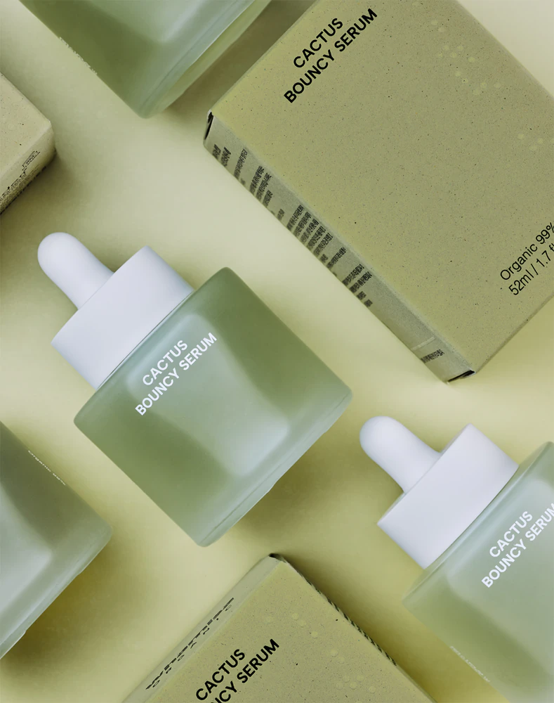 WHAMISA Cactus Bouncy Serum intensive, hydrating serum to firm the skin