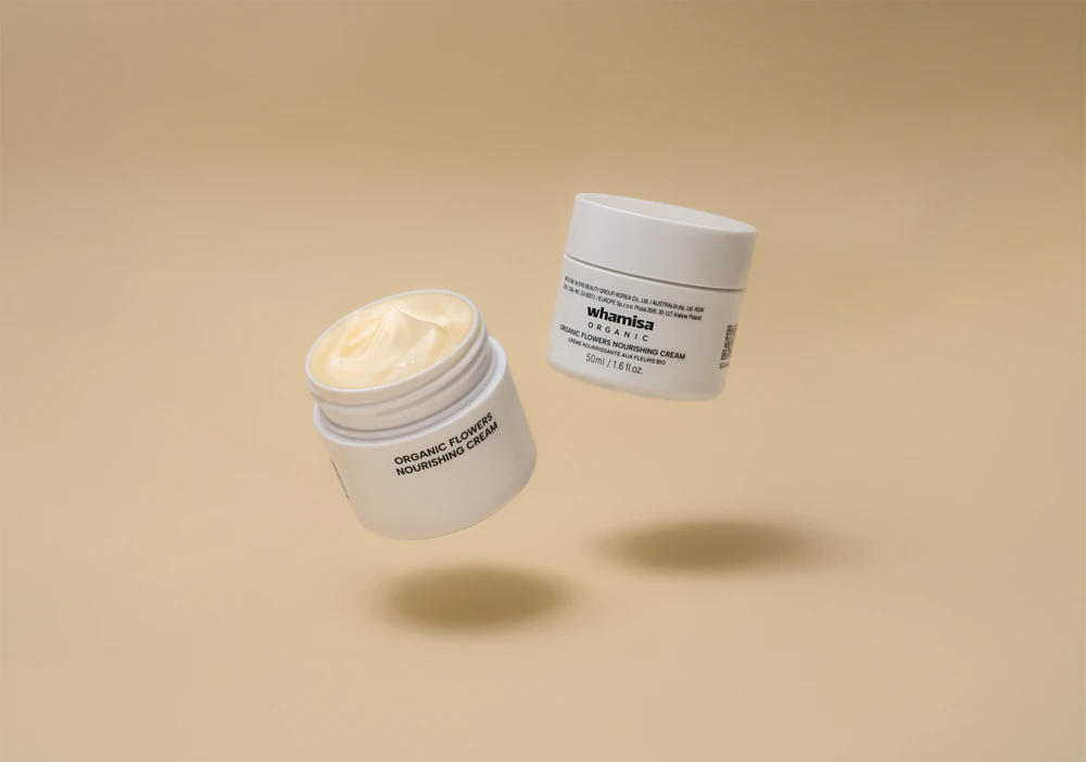 WHAMISA Organic Flowers Nourishing Cream nourishing face cream with lifting and firming effects