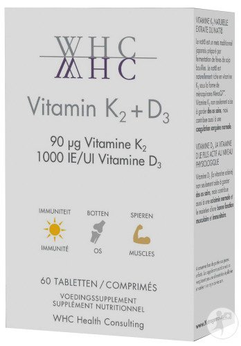 WHC Vitamin K2 + D3 tablets 60