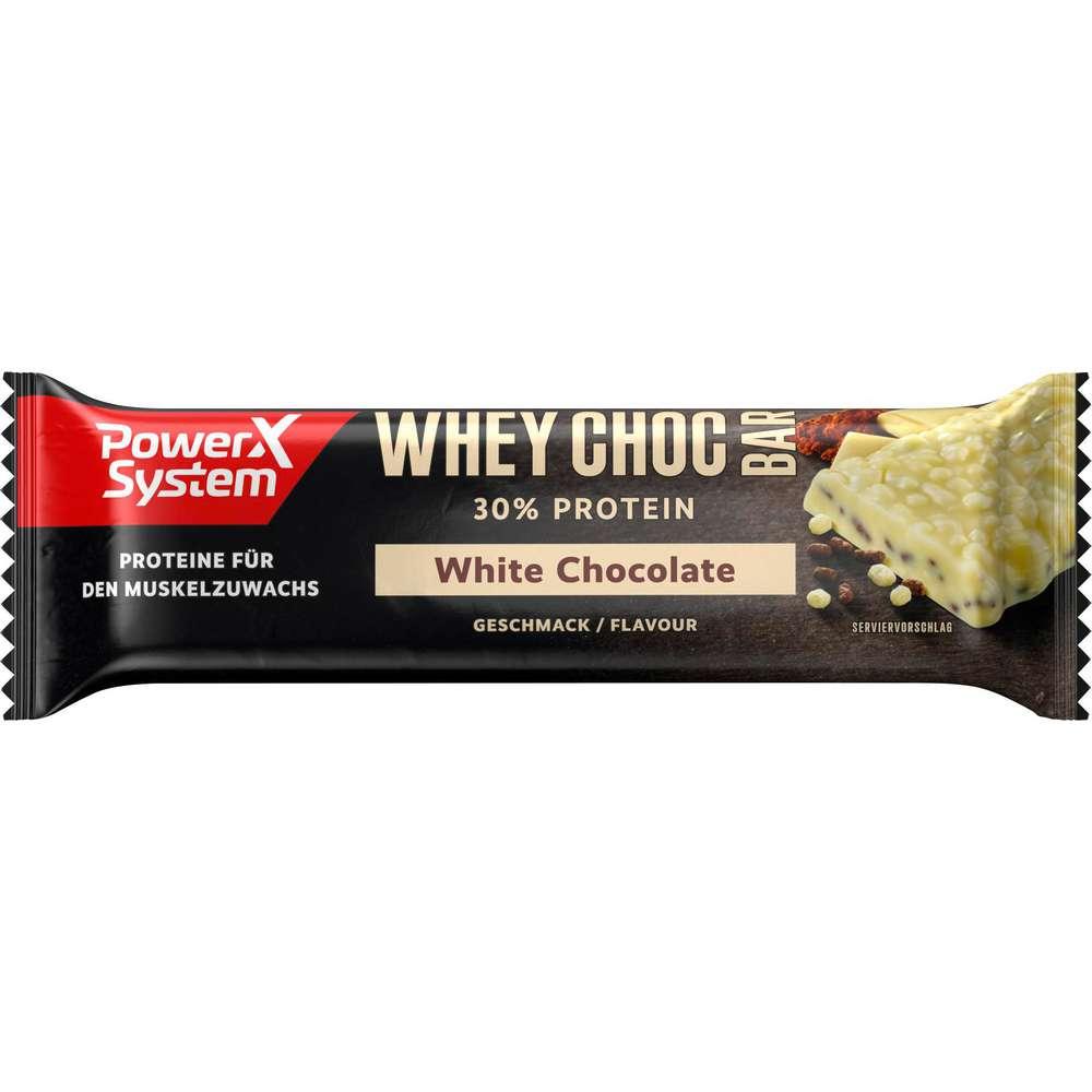 Whey protein bar, white chocolate