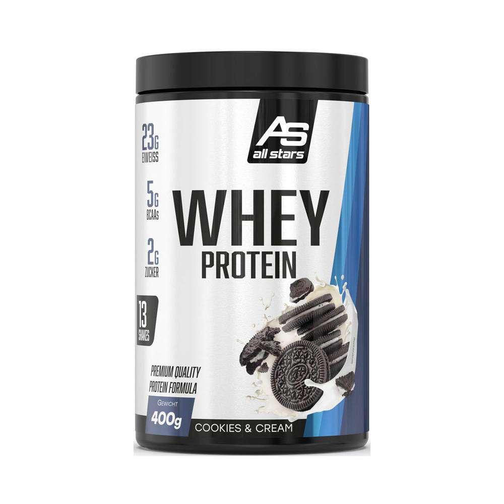 Whey protein powder, cookies & cream