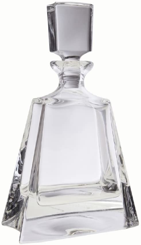 Whiskey Decanter Bohemia Kathrene Crystal 24% Pbo, ohne Dekor, New in Original Packaging