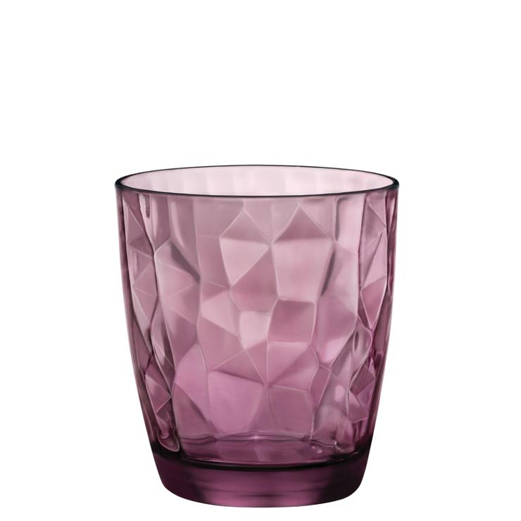 Whiskey mug D.O.F. purple red 39 cl, Diamond No. FB39P, content: 390 ml, height: 102.5 mm