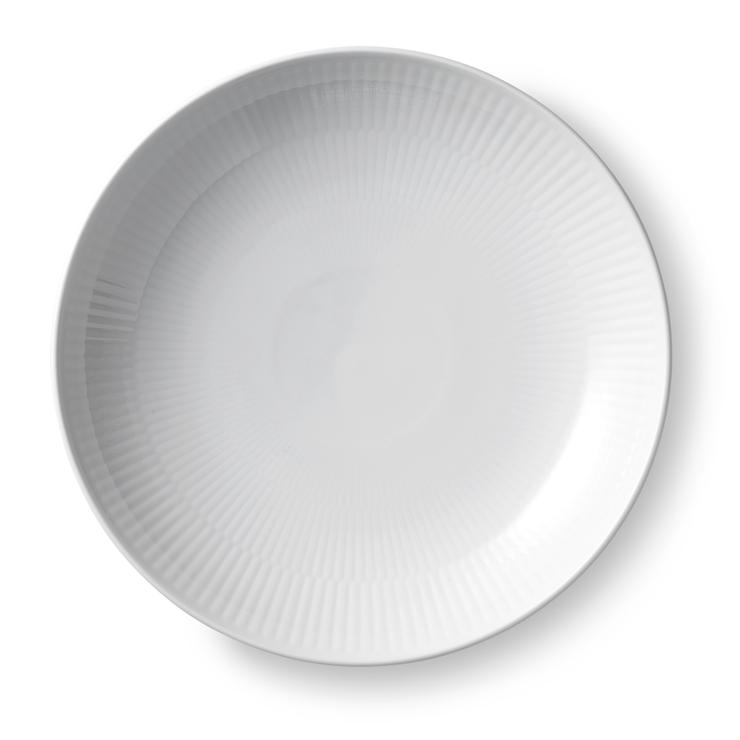 Royal Copenhagen White Fluted Modern Plate