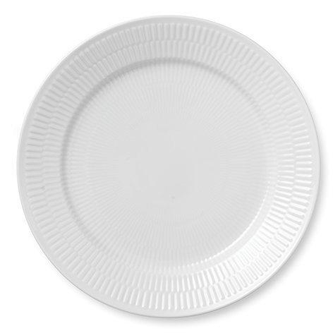 Royal Copenhagen White Fluted Plate 1