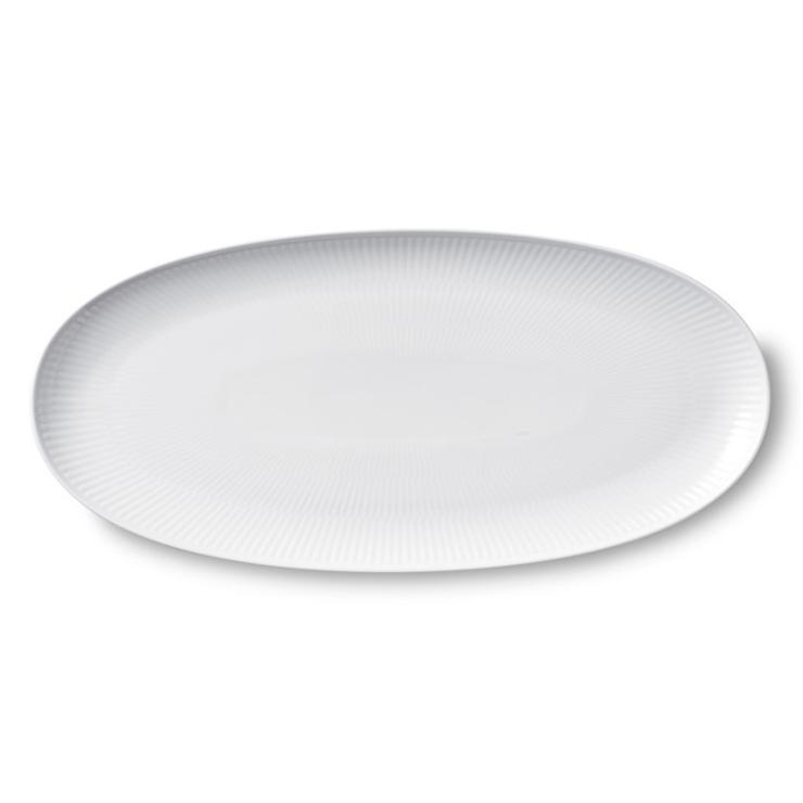 Royal Copenhagen White Fluted Plate Oval