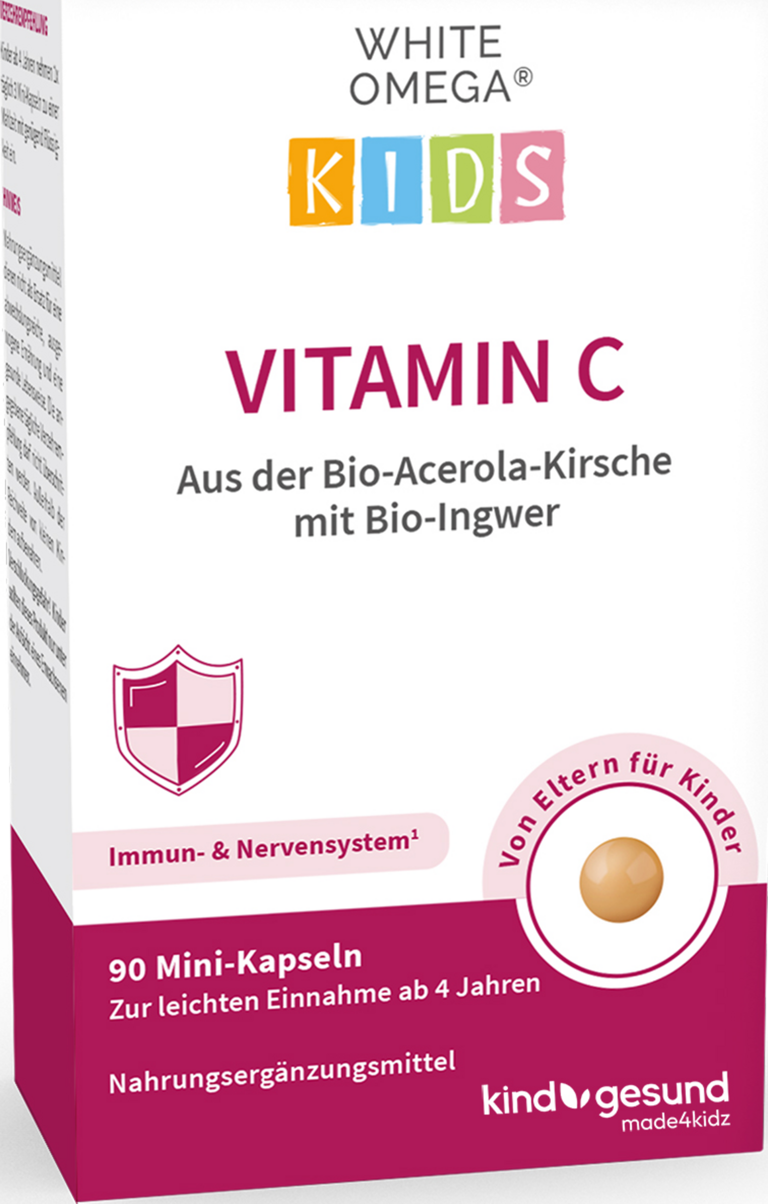 WHITE OMEGA Kids Vitamin C capsules