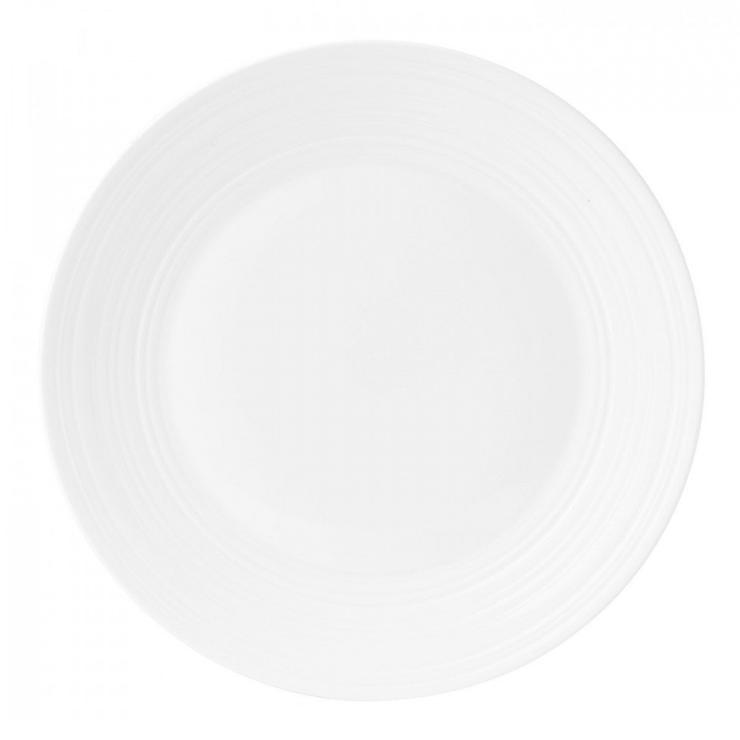 White Strata Plate