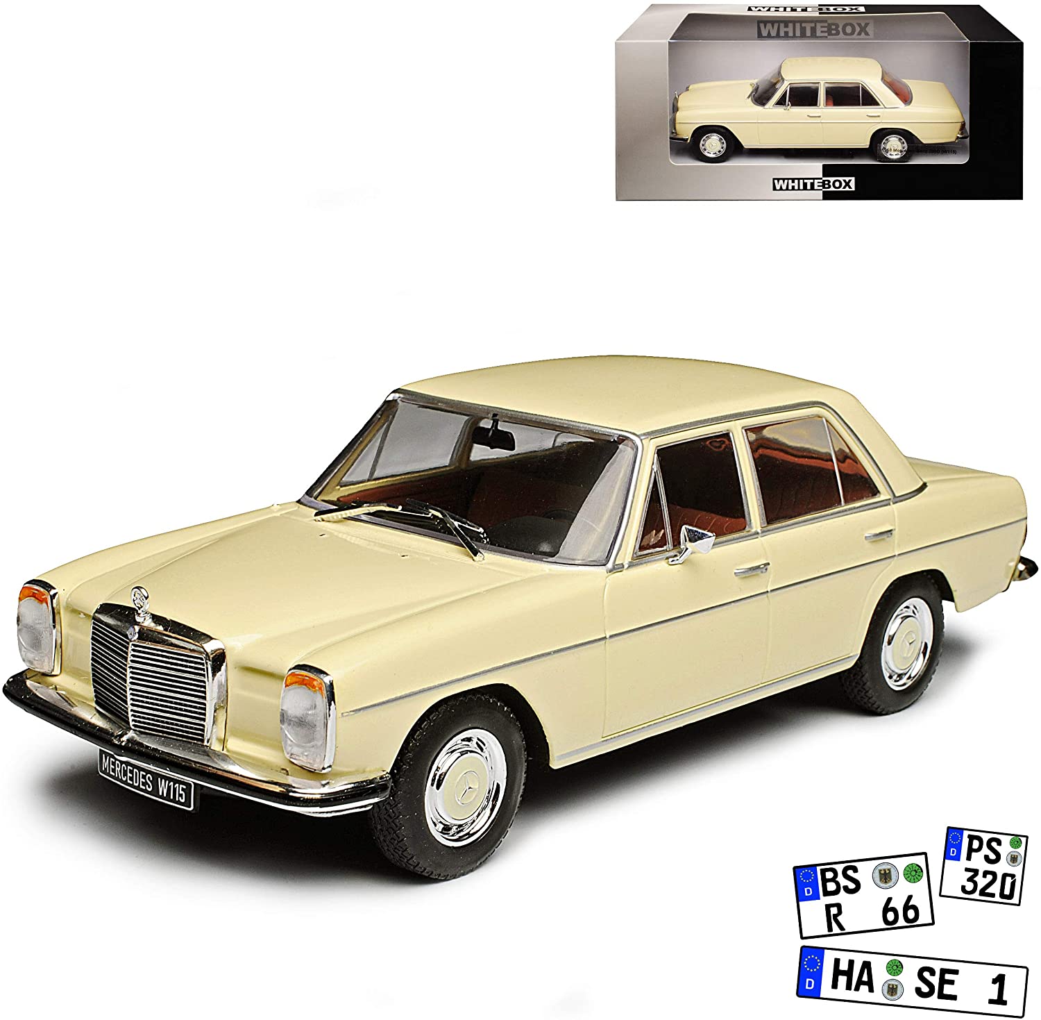 Whltebox Mercedes-Benz 200/8 Stroke Eight Sedan Beige White W114 W115 1967-