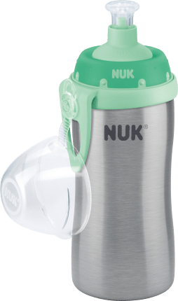 NUK Stainless steel drinking bottle from 18 months, 215 ml, 1 pc