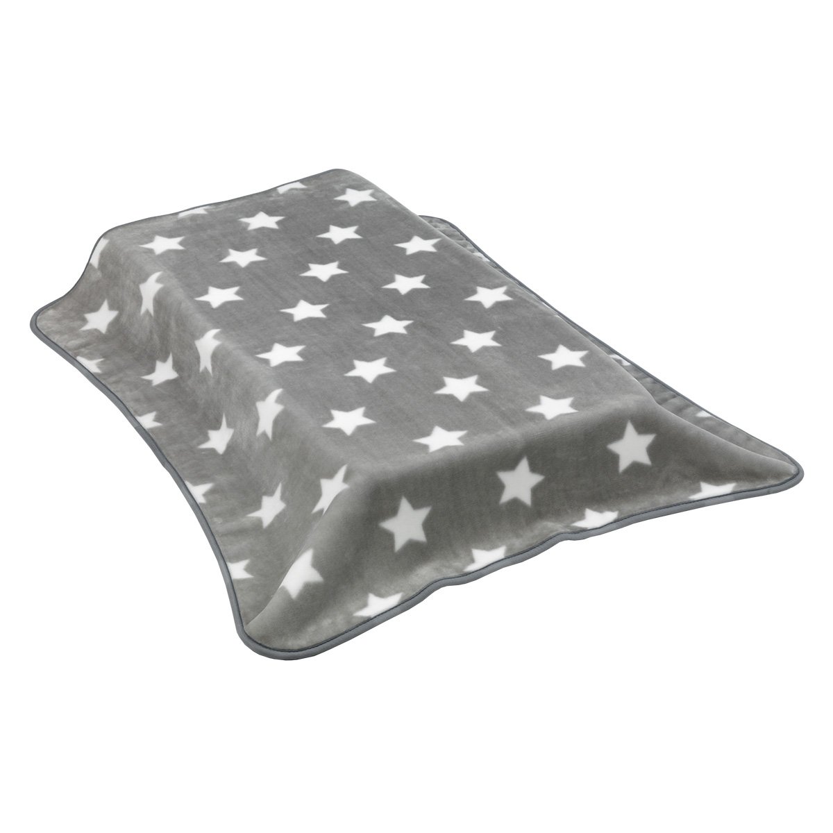 Cambrass 39101 Day, Star Blanket Bed 110 x 140 cm Grey