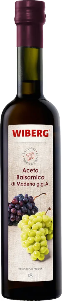 Wiberg Balsamic Vinegar of Modena with a characteristic sweet note 500ml