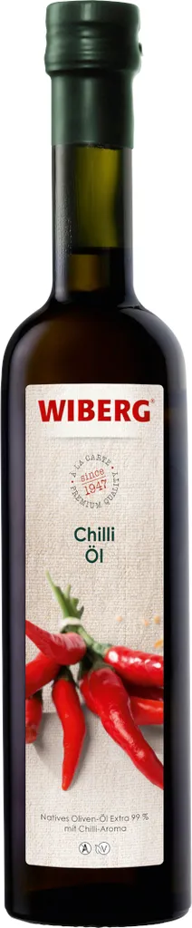 Wiberg Chili Öl Natives Olivenöl Extra intensivem Chili Aroma 500ml