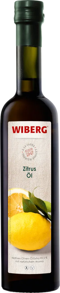 Wiberg Zitrus Öl aus hochwertigem nativem Olivenöl Flasche 500ml