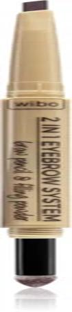 Wibo Eyebrow System eyebrow pencil 2 in 1
