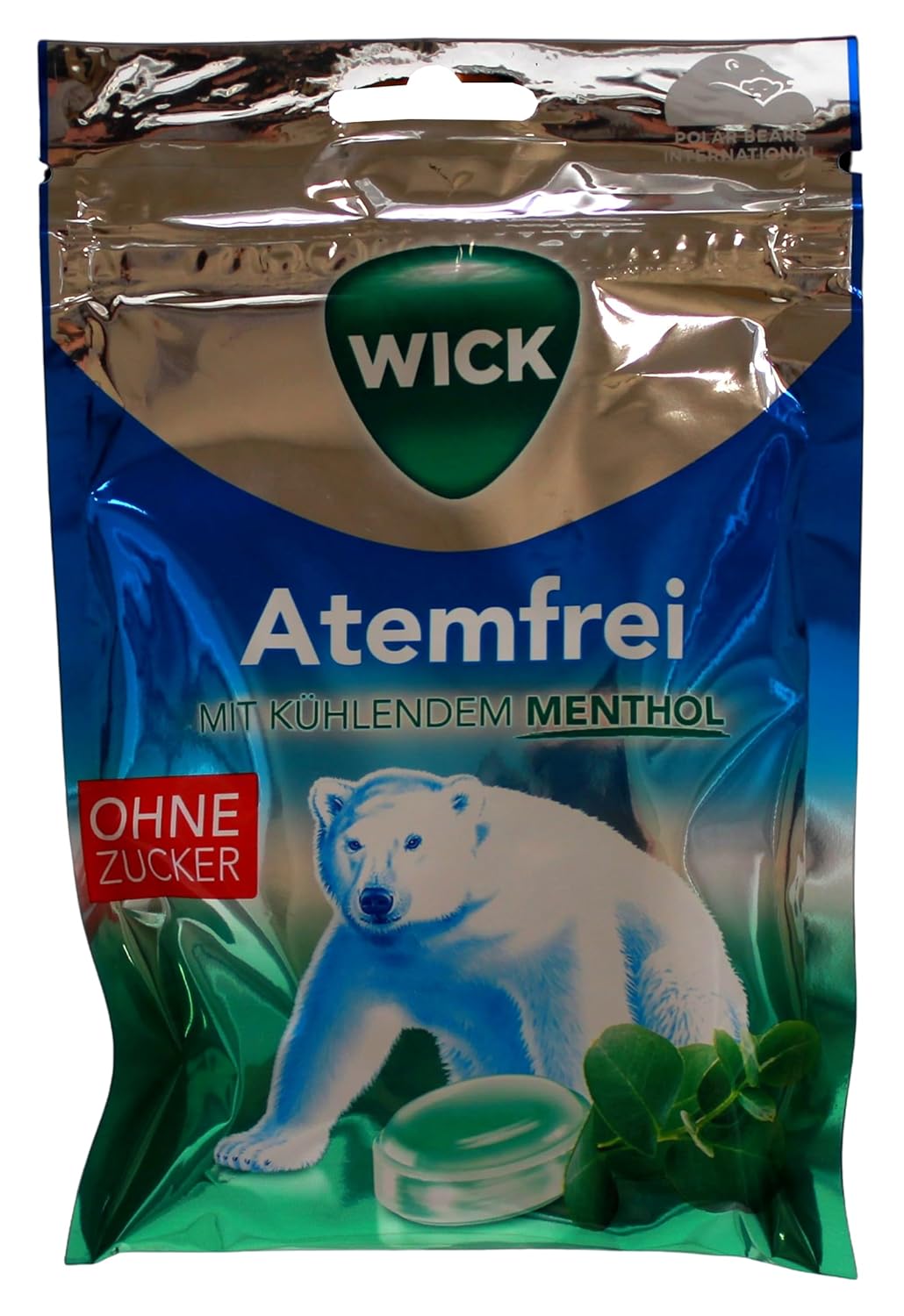 WICK Breathless Eucalyptus No Sugar Storage Pack - Soothing Cough Drop with Eucalyptus Oil and Menthol for a Deep Breathing Experience - Pack of 20 (20 x 72 g)