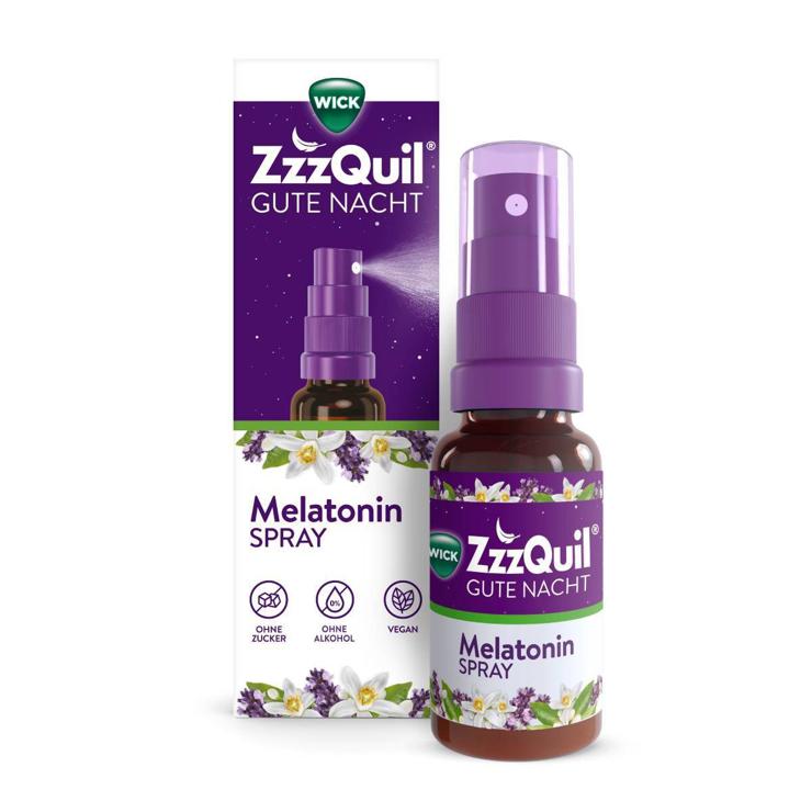 WICK ZzzQuil good night spray with melatonin, sleep spray* with lavender and orange flavor, no sugar, no alcohol, vegan - Get 30% cashback now
