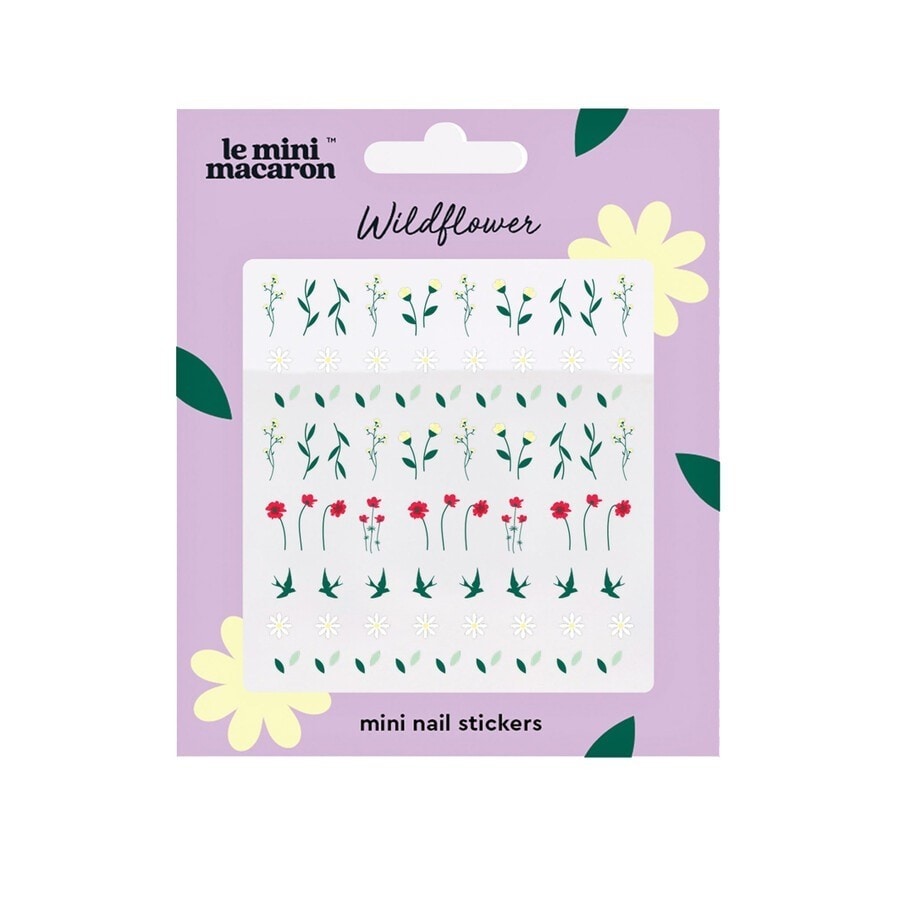 Le Mini Macaron Wildflower - Mini Nail Stickers