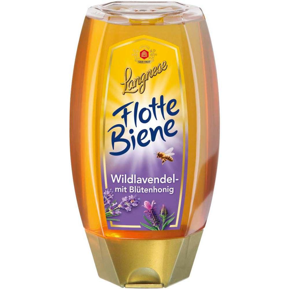 Wild lavender with blossom honey Flotte Biene