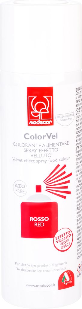 Suede Spray Vellutato 250ml Rosso Af - Modecor