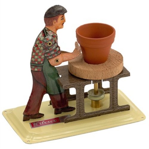 Wilesco 890 Pottery With Rotary Plate And Clay Pot