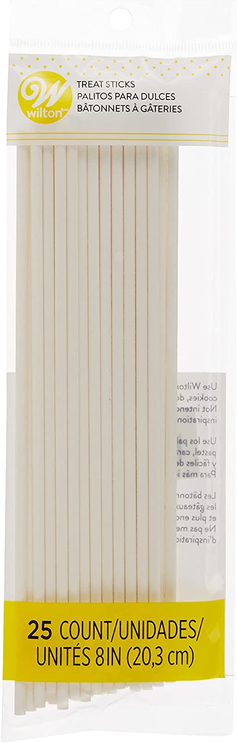 Wilton 20.3 cm (8in) Lollypop Sticks - 25 Pack