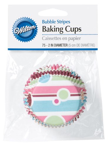Wilton Bubl Strps Standard Cups, Pack Of 75
