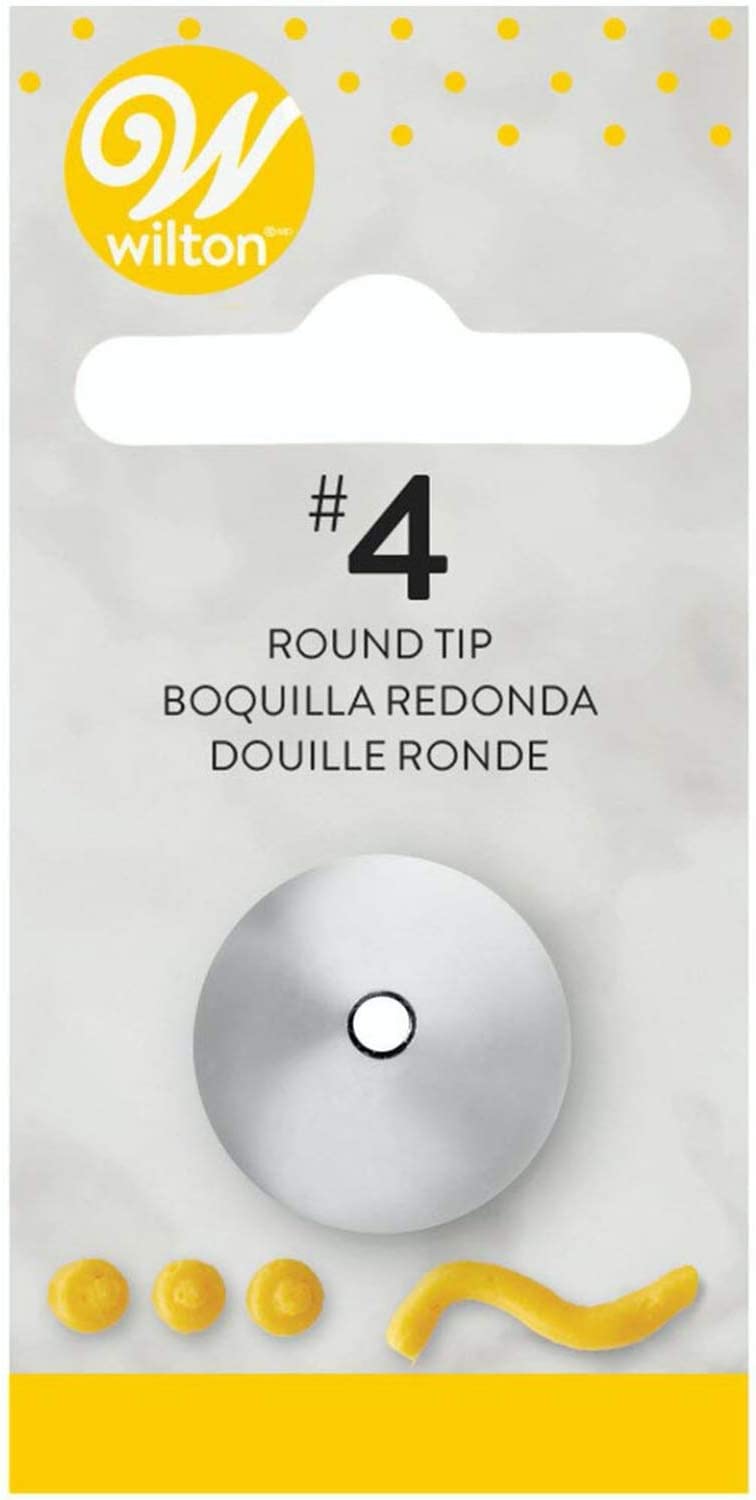 Wilton Decorating Tip # 4 Round Spout