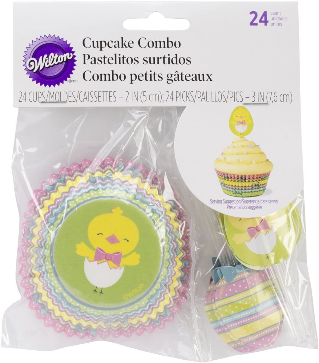 Wilton Easter Hop and Tweet Cupcake Combo Pack - 25 Pack