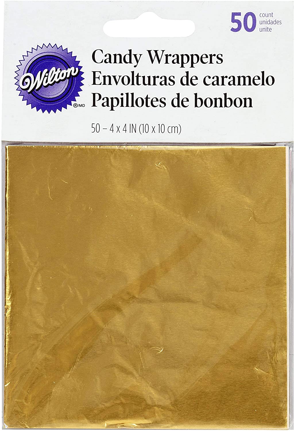 Wilton Foil Wrappers - Gold