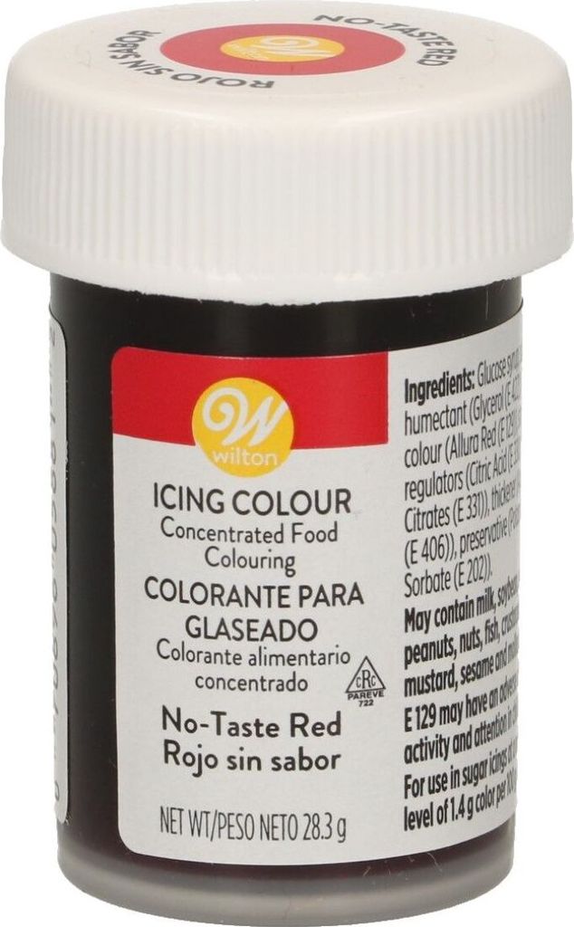 Wilton glaze color Red No Taste 28 g