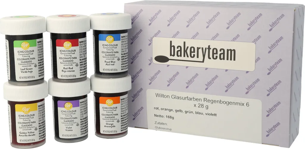 Wilton Icing Colors Rainbow Mix 6 x 28 g