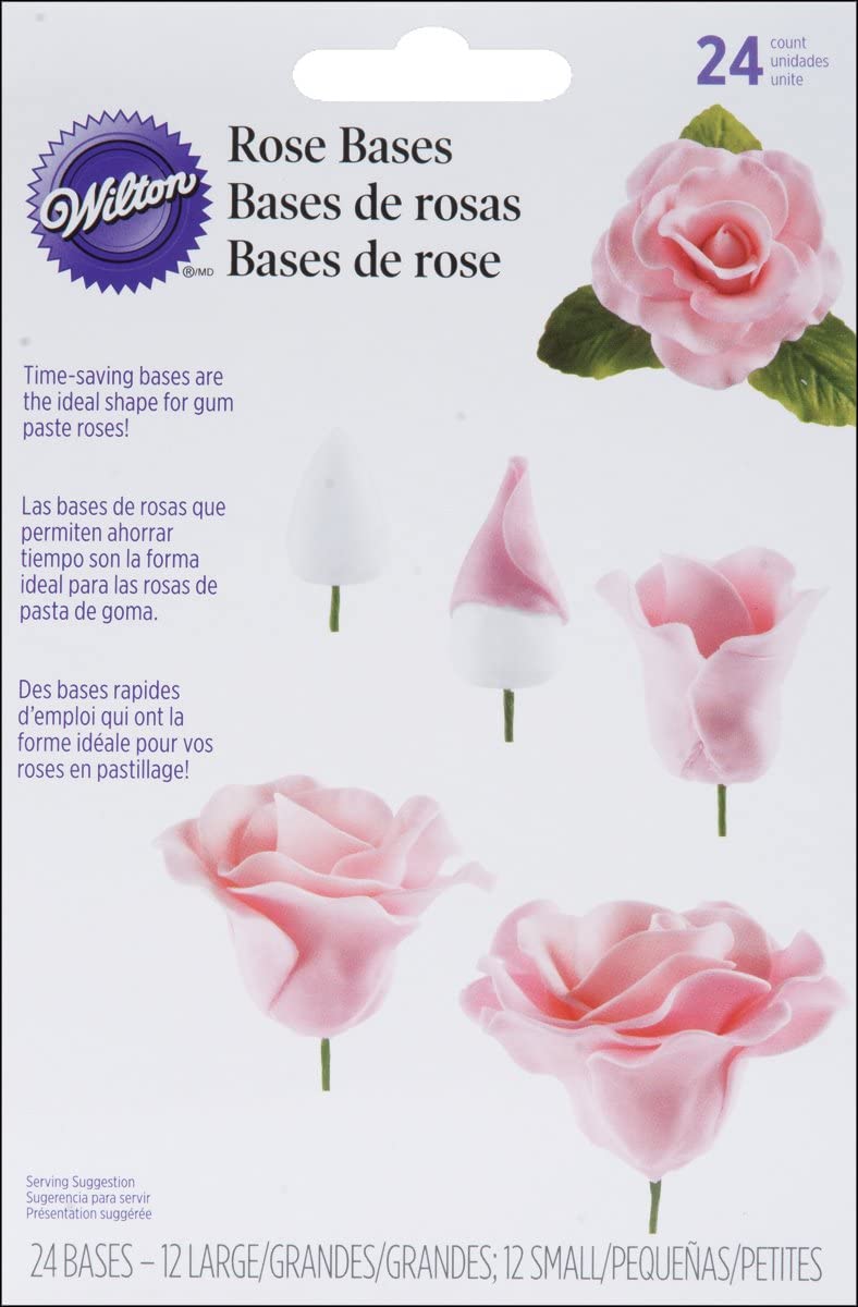 Wilton Gum Paste Rose Bases - 24 Pack