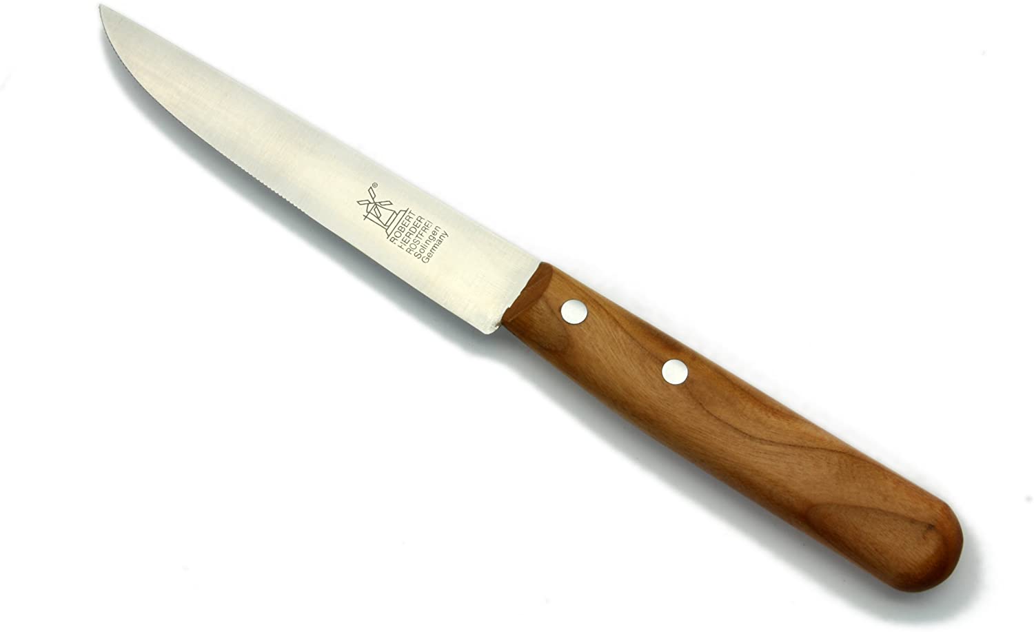 \'Windmühlen Steak Knife \"Buckels, Cherry Wood, Stainless Steel