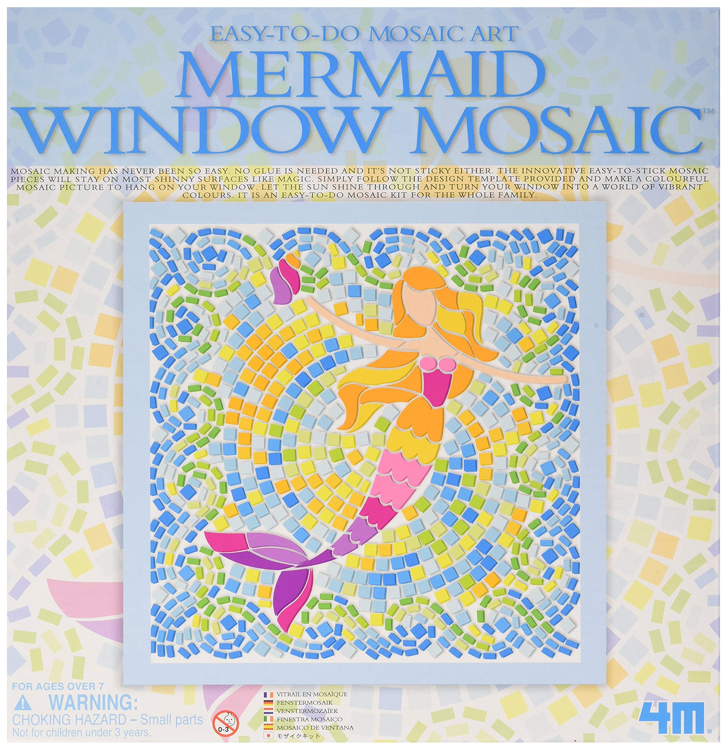 4M Window Mosaic Art Girl Assorted