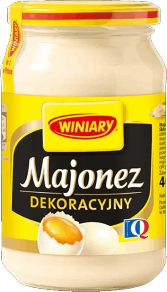 Winiary Polnische Mayonnaise, 3 x 400 ml = 1200 ml, cremige Dekoration für Hausgemachtes.