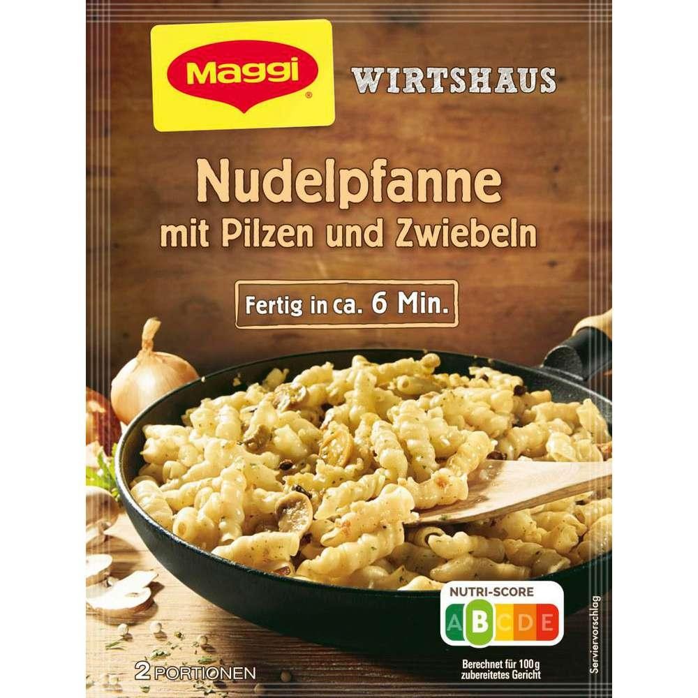 Wirtshaus pasta pan with mushrooms and onions