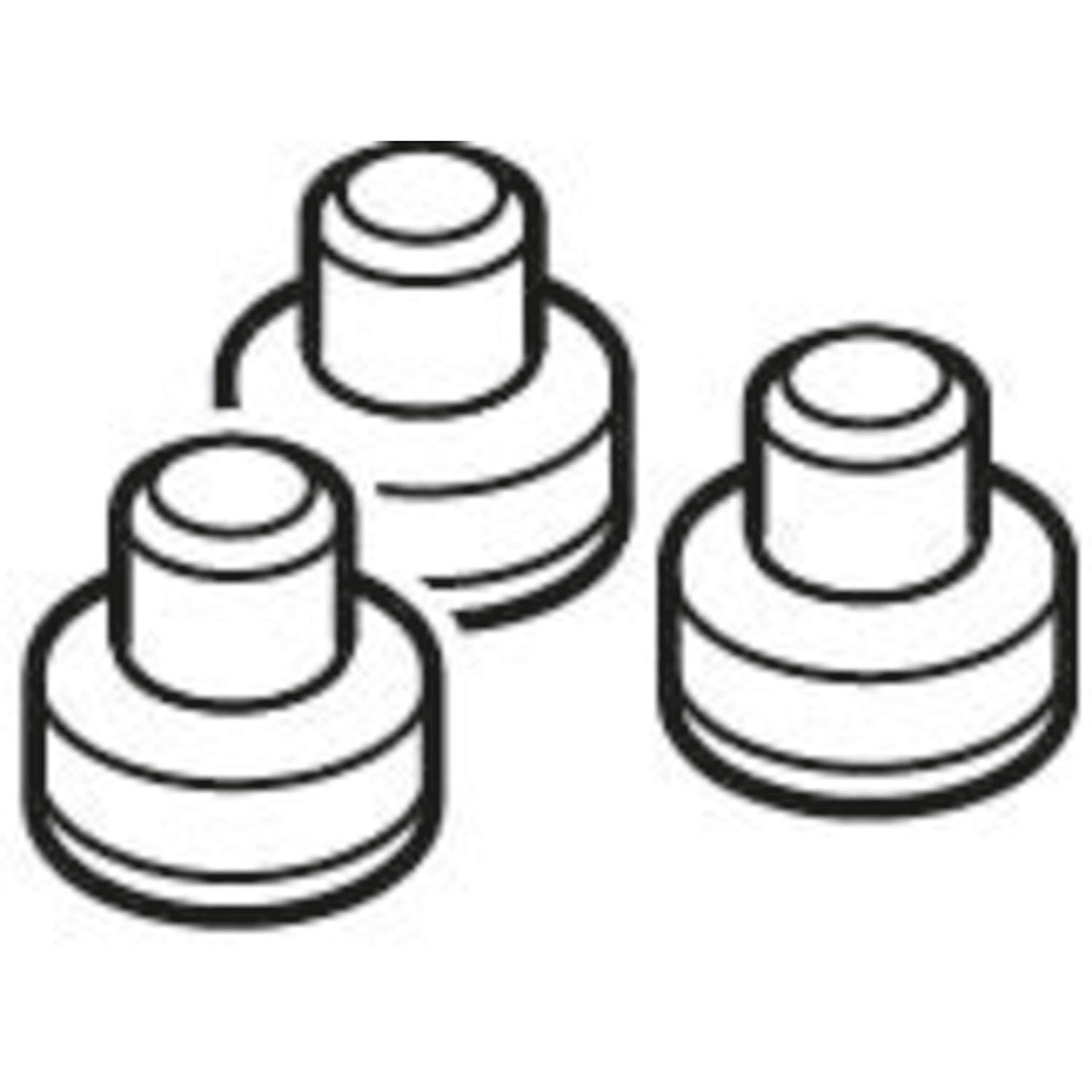 Silit 9524802001 Sealing Caps For Sico T-Plus / T / L / Sn Pack Of 3