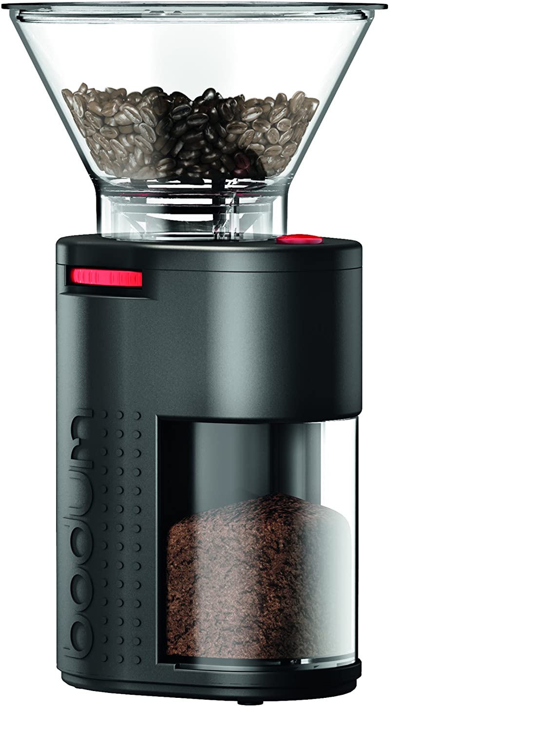 Bodum 11750-01EURO BISTRO Electric Coffee Grinder with Ceramic Grinder Stainless Steel Black